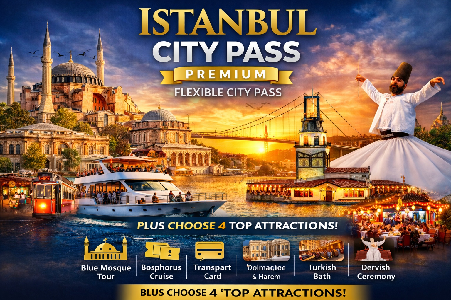 Istanbul City Pass Premium: la mejor relación calidad-precio para las principales atracciones